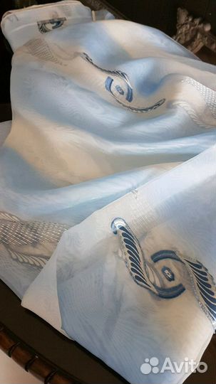 Ткань органза с утяжелителем