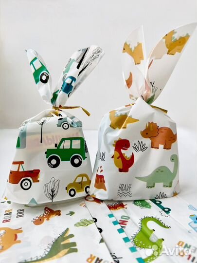 Пакетики подарочные для угощений в детский садик