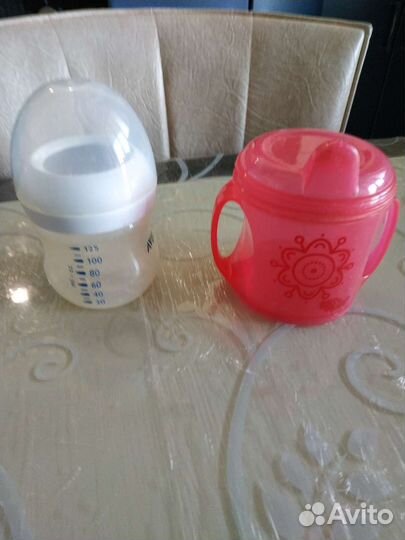 Детские бутылочки, поильники