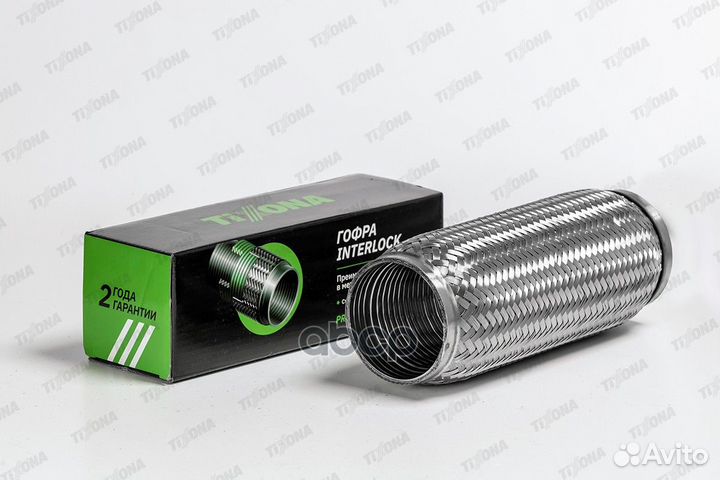 Гофра 76/250 (aisi 304 with interlock) P76250 T