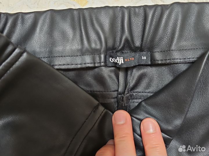 Брюки кожаные