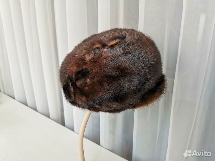 Шапка 56 норка зимняя женская