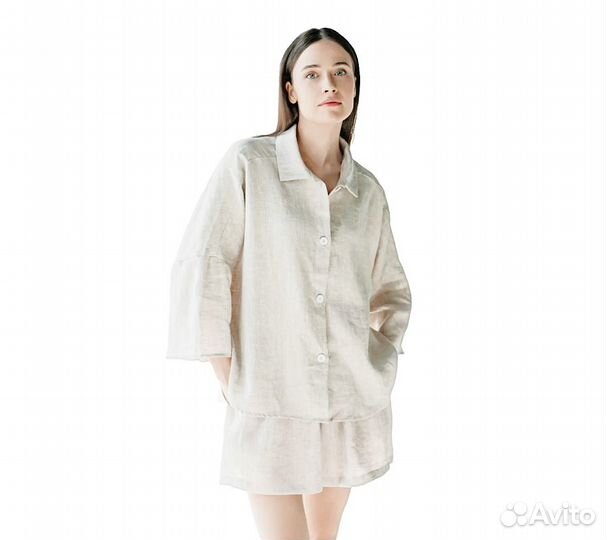 Пижама GoodNight Organic Soul 44-48р, бежевый