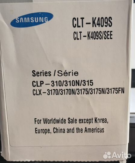 Картридж samsung CLT-409S