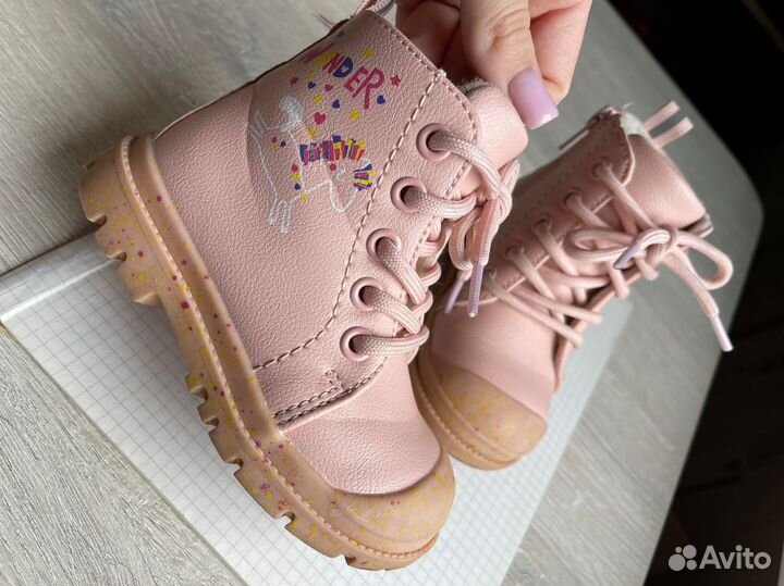 Ботинки весна для девочки 23 размер