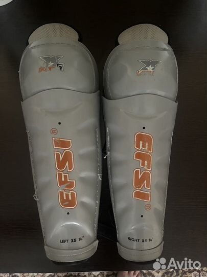 Щитки хоккейные 14 размер