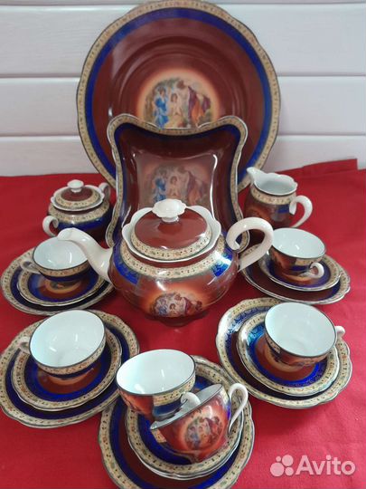 Сервиз чайный антикварный