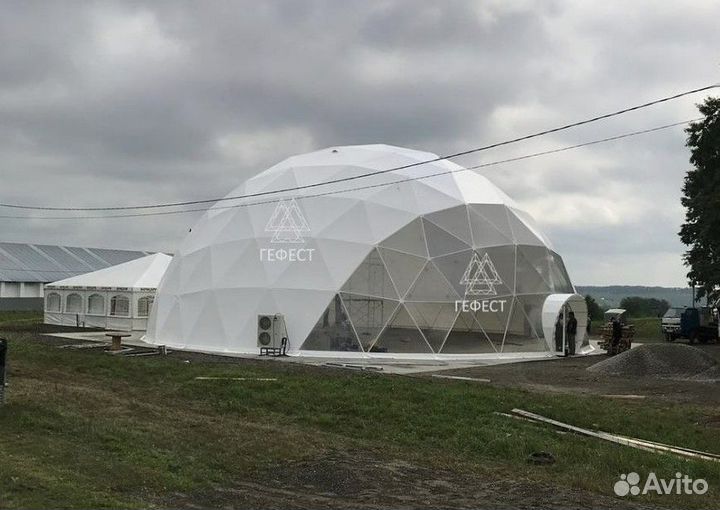 Сферический шатер, Глэмпинг