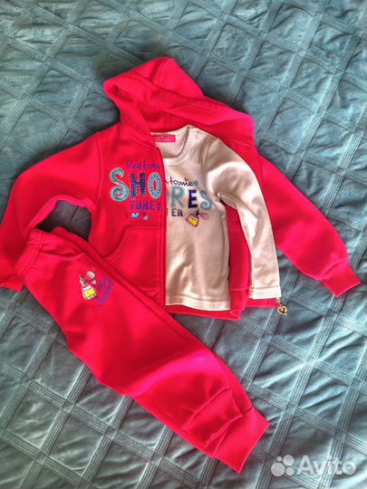 Детская одежда для девочки пакетом костюм 104 110