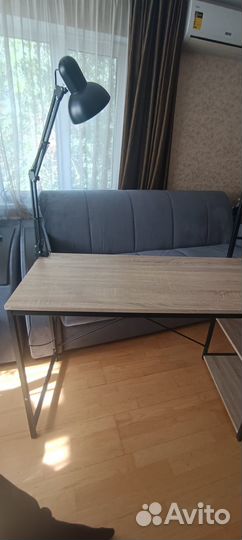 Стол на металлокаркасе brabix