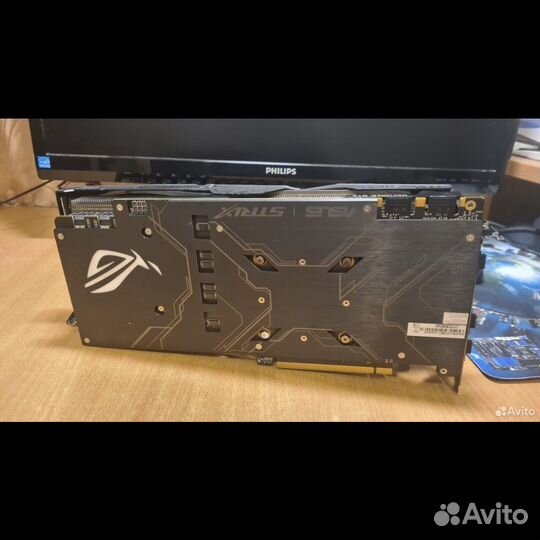 Видеокарта asus strix GTX 1080 TI