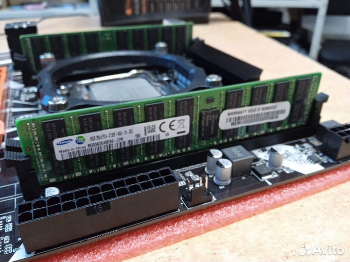 New комплект x99 2660v3 ddr4 32gb