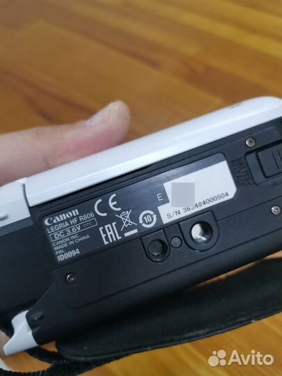 Видеокамера canon legria HF R806