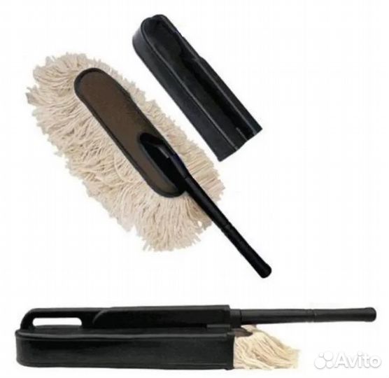Большая щетка для очистки автомобиля от пыли