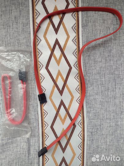 Кабель SATA 3.0 красный