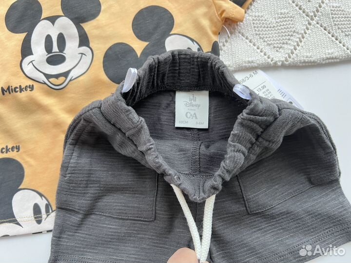 Костюм футболка и шорты для мальчика c&a 68