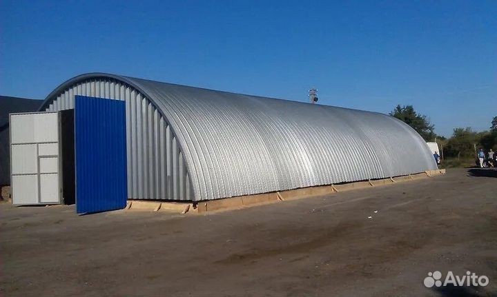 Арочный ангар 15x21 под ключ