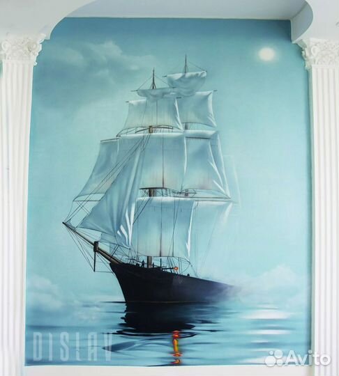 Роспись стен в интерьере Краснодар