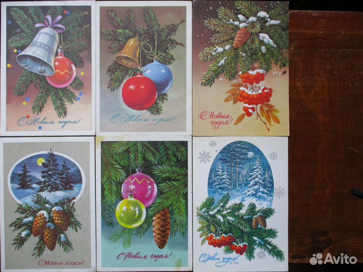 Новогодние открытки художников Куртенко