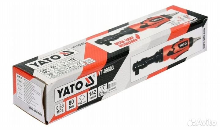 Пневмотрещотка yato 1/2