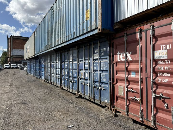 Морской контейнер 20 футов под склад, 14 м²