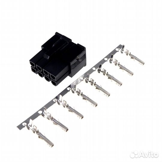 Штекеры и разъемы 6pin для видеокарты или асика