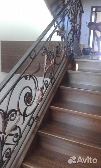 Перила из кованных элементов