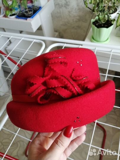 Шляпа фетровая женская Новая