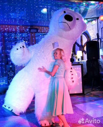 Белый мишка, поздравление Зеленоград