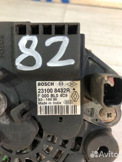 Генератор renault sandero 1 1.6 мт