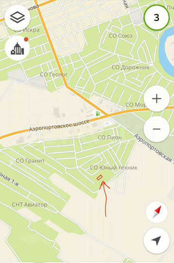 Участок 6,4 сот. (СНТ, ДНП)