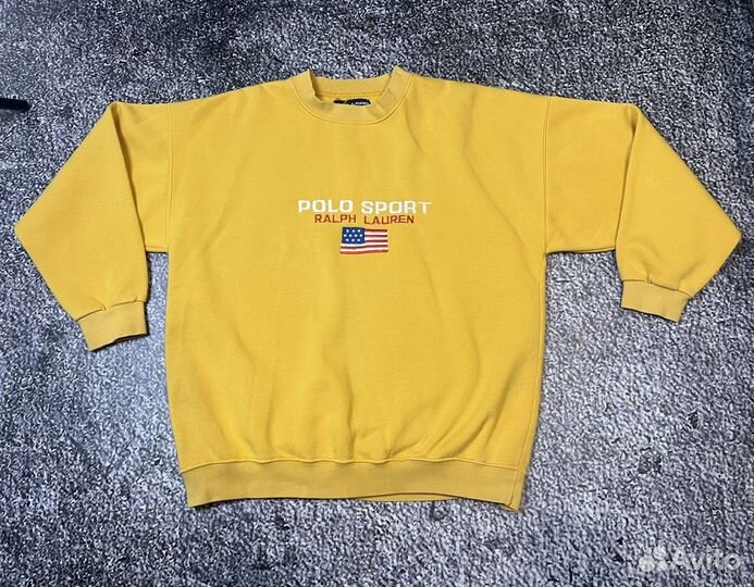 Винтажный свитшот polo sport ralph lauren