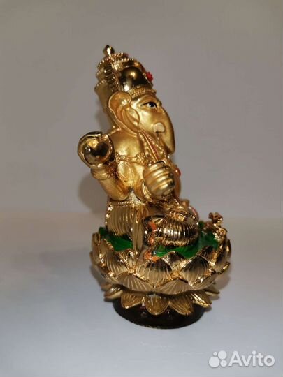 Ганеша на лотосе новый