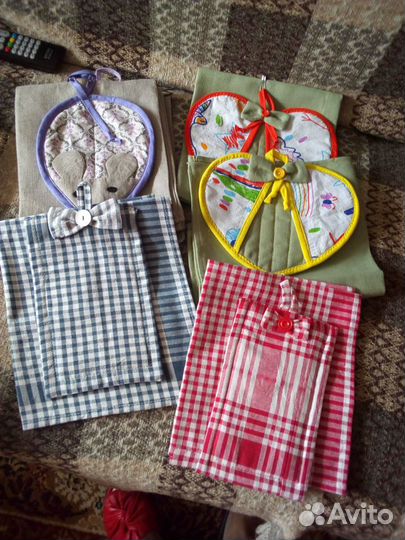 Прихватки с полотенцем