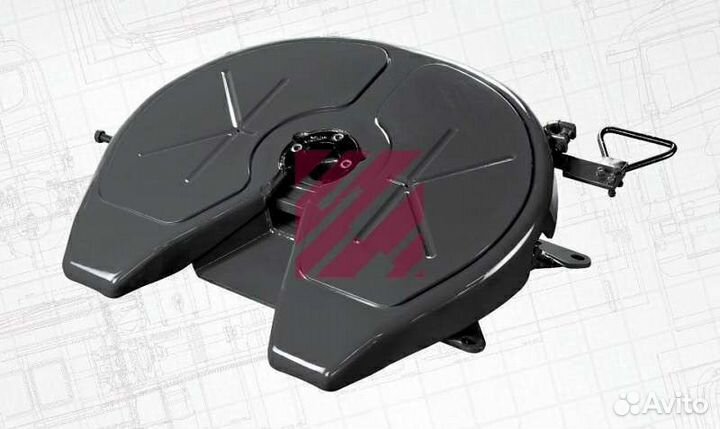 Седло на тягач 185 мм шкворень 2 дюйма