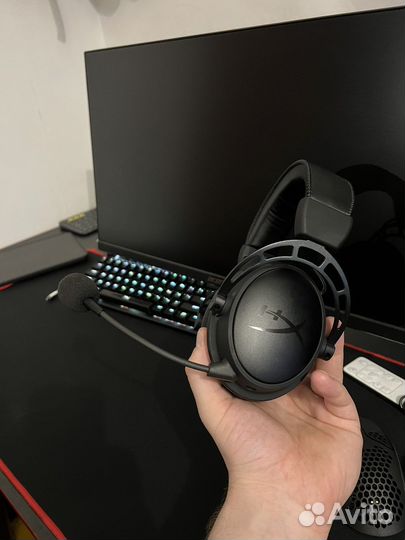 Наушники/Гарнитура HyperX Cloud Alpha Blackout
