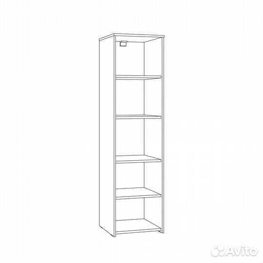 Торонто Шкаф комбинированный 13.13