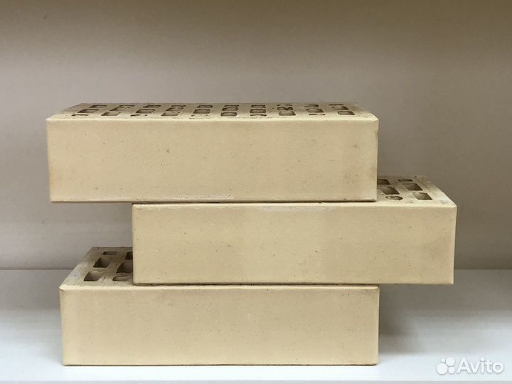 Кирпич облицовочный Слоновая кость 1.0 нф