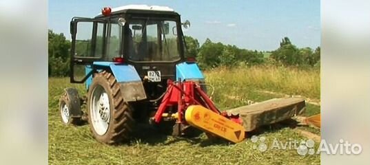 Покос травы и борщевика