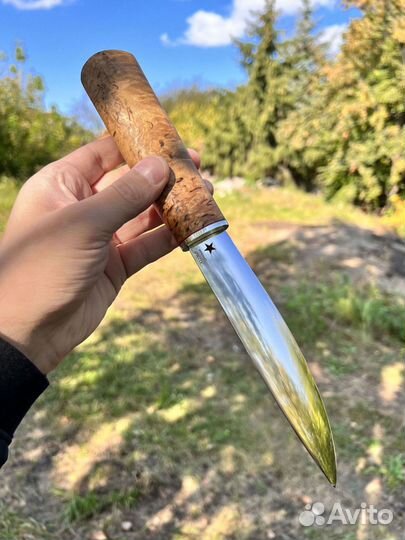 Нож якутский охотничий
