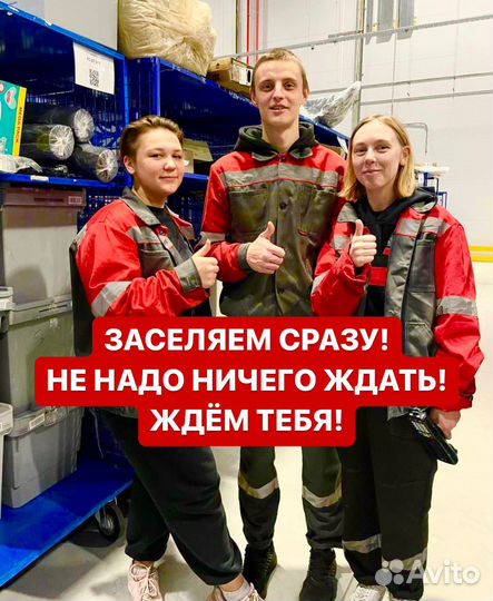 Сканировщик товаров на склад Вахта жилье/питание