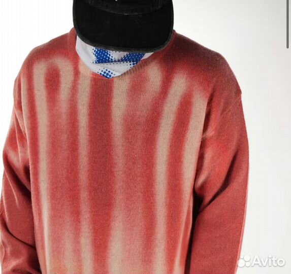 Свитер Supreme blurred logo