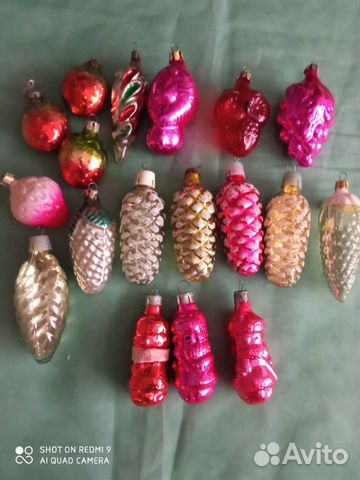 Елочные игрушки СССР
