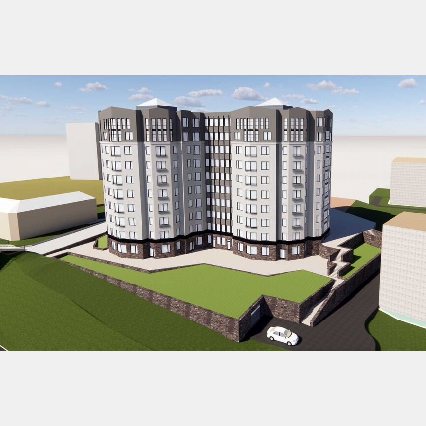 2-к. квартира, 47,6 м², 1/7 эт.