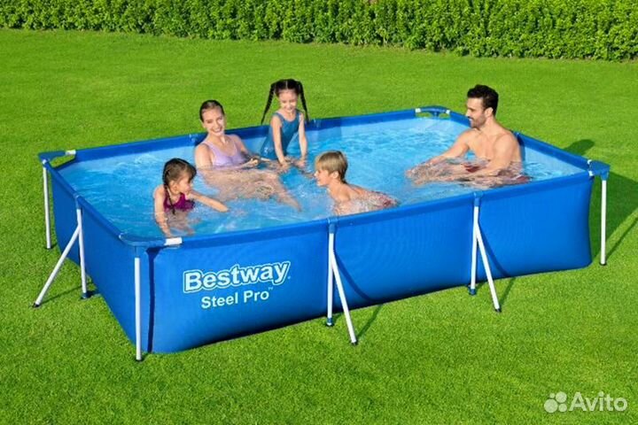 Бассейн 56411 каркасный Bestway 300 х 201 х 66 см