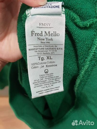 Свитшот подростковый Fred Mello NY р. хl