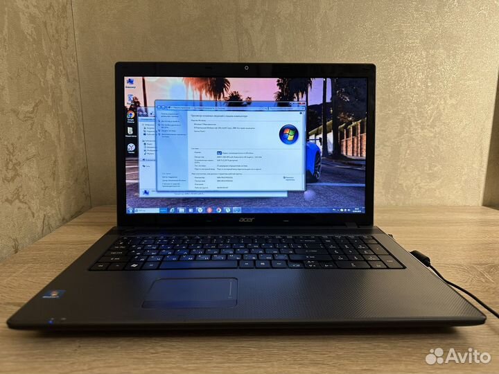 Мощный игровой ноутбук Acer 500GB/HDD/2видеокарты
