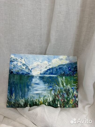 Картина маслом на холсте пейзаж