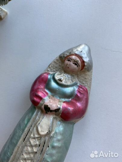 Елочная игрушка Царевна Несмеяна прищепка СССР