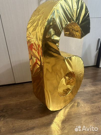 Цифра 6 на день рождения или праздник